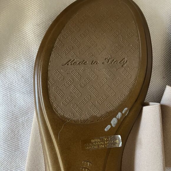 Italian Shoemakers Asher Thong Flip Flop Sandal Size‎ 7 Beige Elastic Band, NEW - Picture 7 of 11